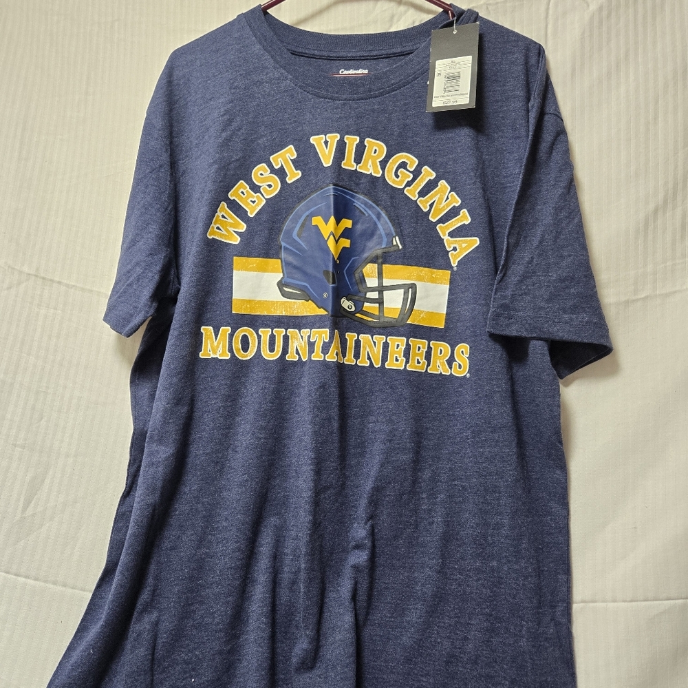 West Virginia Mountaineers Navy Short Sleeve Tee